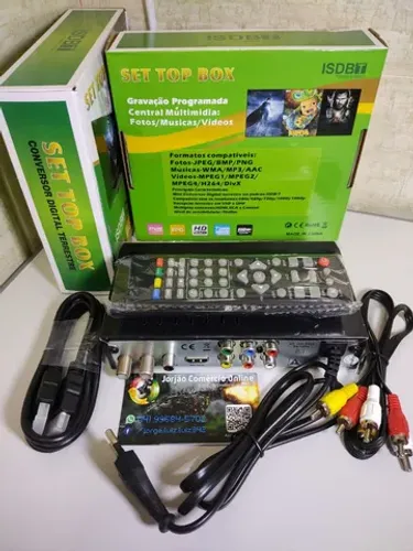 Vendo conversor digital Set Top Box para tv