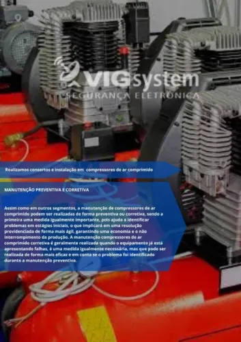 consertos e instalação de compressores de ar comprimido