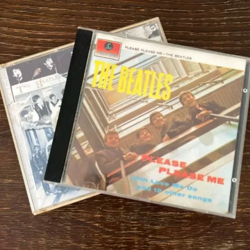 beatles - cd duplo anthology + cd please please me
