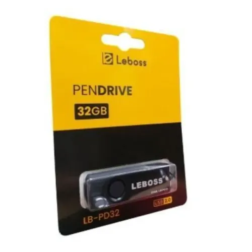 Pen Drive USB 2.0 Slim 32GB Knup Leboss Premium - WZetta