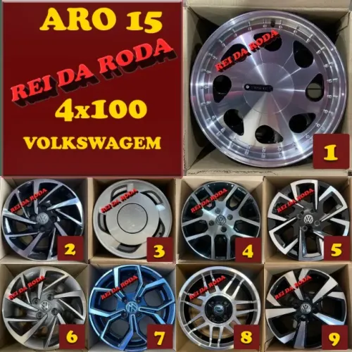 Jogo de Rodas - Volkswagen - ARO15 - Marcas Variadas!! A partir R$2.290,00