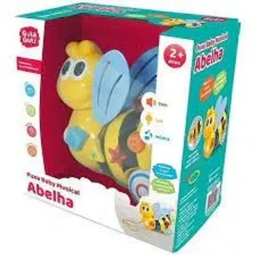 Abelha Inf Baby C/ Rodinhas + Som E Luz A Pilha Dmb5908