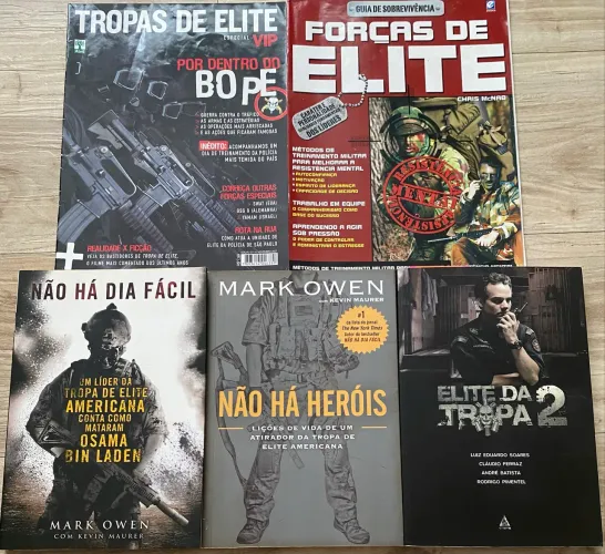 Coleção Forças de Elite BOPE Operações Especiais ? Livros e Revistas Raras
