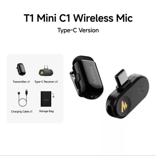 Microfone Maono T1 Mini - Compacto, Prático e com Alta Qualidade de Som!