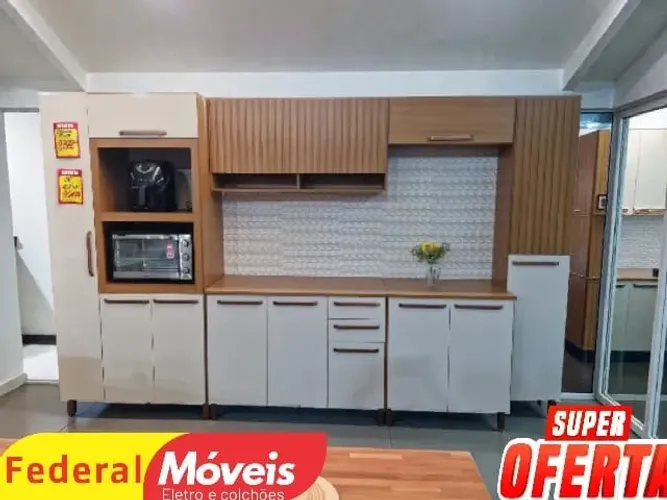 Armário de Cozinha Completa OFF WHITE (ENTRE EM CONTATO)