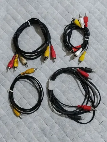 Cabos RCA para Áudio, Vídeo e Cameras Usados