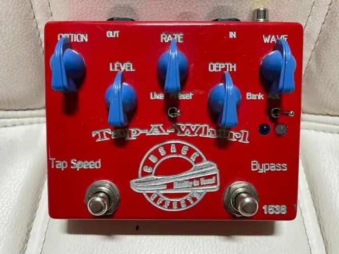  Pedal Cusack Effects Tap-a-whirl -tremolo- Super Conservado!