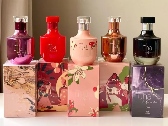 Perfumes Natura Una em promoção