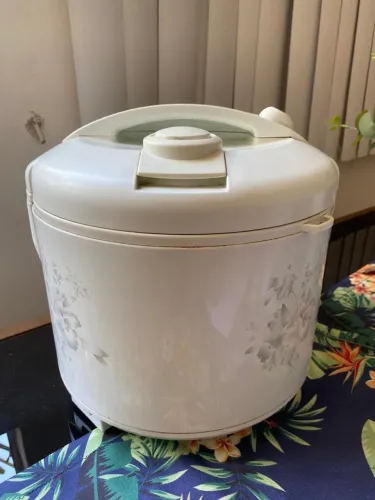 Panela Elétrica de Arroz com Design Floral