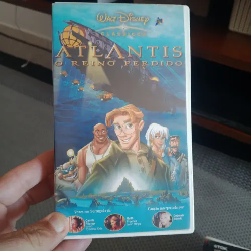 Fitas originais VHS Spirit Eldorado Atlantis Shrek Tarzan Lilo e outras 11 unidades 