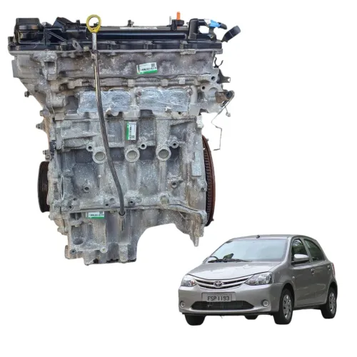 Motor Parcial Toyota Etios 1.3 2017