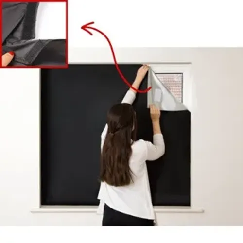 Cortina painel blackout (fixador parede - VELCRO) - 1,38x1,60m