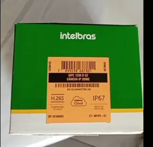 Câmera IP Intelbras VIPC 1230 D G2