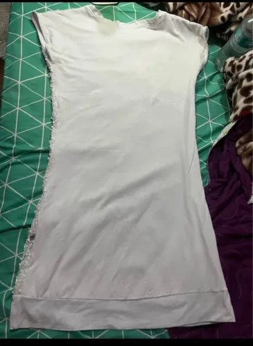 Vestido branco paete