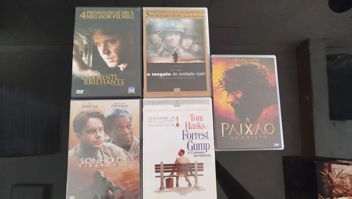Coleção 5 DVDs (Vencedores do Oscar)