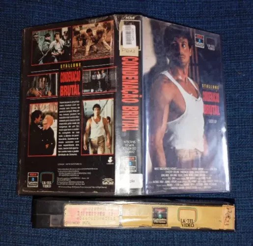 VHS Legendado Condenação Brutal - Stallone !ª Tiragem