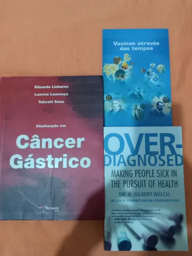 3 livros saúde e medicina usados