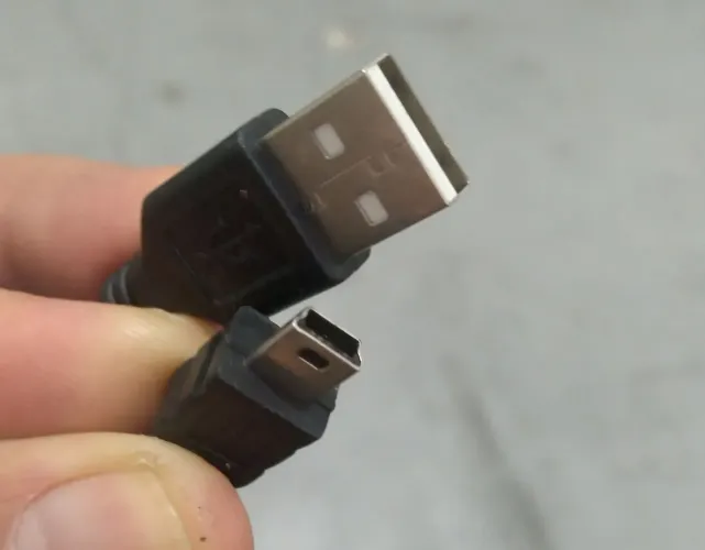 Cabo USB A para Mini USB tipo B