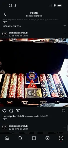 Mesa de Poker profissional com led e maleta de fichas