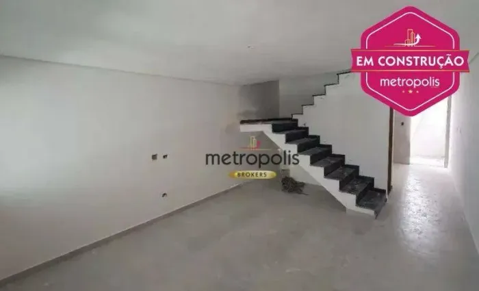 Sobrado à venda, 126 m² por R$ 640.000,00 - Parque Novo Oratório - Santo André/SP