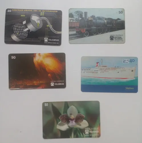 Cartões Telefônicos Variados