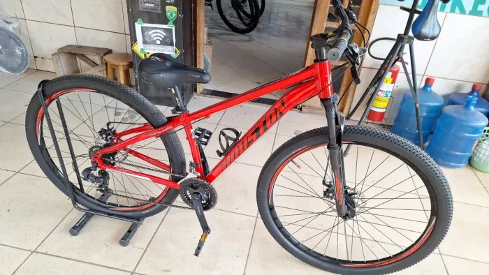 Bike Houston aro 29 tamanho 15 kit shimano 21v<br>Kit shimano 21v<br>Valor 1500.00