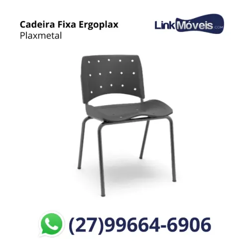 Cadeira Fixa Ergoplax Slim