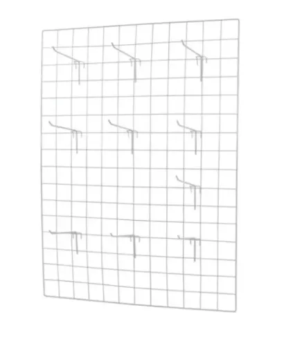 Tela Aramada Memory Board Expositor 60x80cm +10 Ganchos 20cm