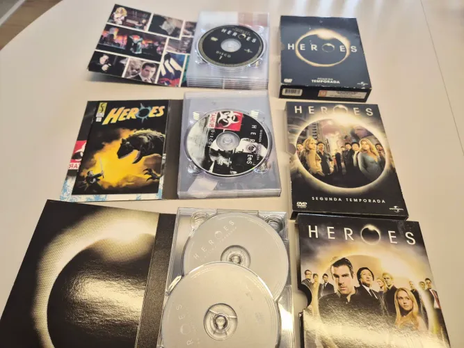 DVDs Heroes Primeira, Segunda e Terceira Temporadas