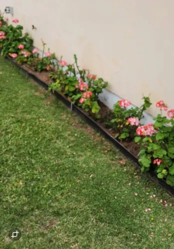 Divisor de grama,  limitador de grama, separador de grama  de borracha 