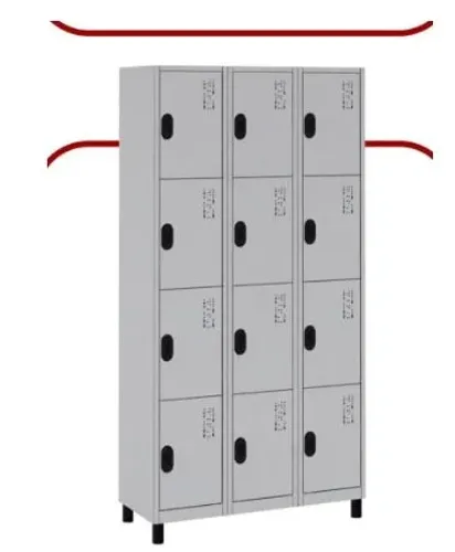 Roupeiros aço funcionário guarda volumes loja ce novos centeraco itapua *