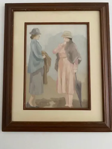 Óleo sobre tela da artista plástica Lorita Leite