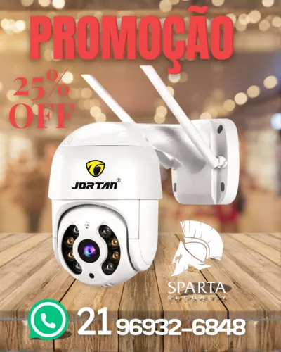 Promoção de Câmeras IP Wi-fi 360° PTZ Pronta Entrega e Garantia de 1 Ano