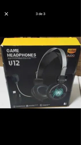 Headset Gamer U12 - Hi-Res Audio