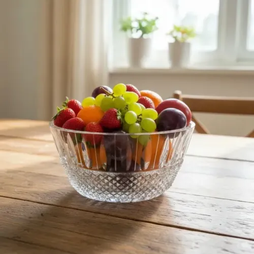 Centro de Mesa / Bowl Vintage em Cristal Tcheco - Oferta 10% OFF!