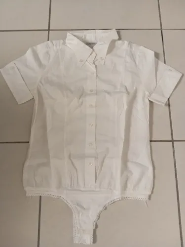  Body camisa branco(off-white)