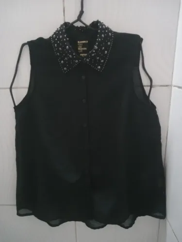 Camisa Preta Marisa Feminina N;40