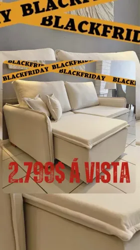 Sofa cama em promoção de blackfriday