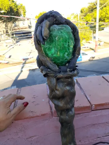 Escultura em fibra de vidro