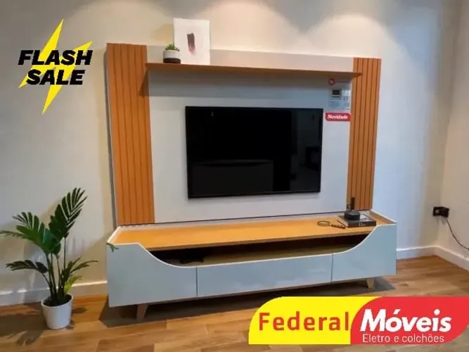 Painel + Rack OFF WHITE ( NOS CHAME NO WHATSAPP )