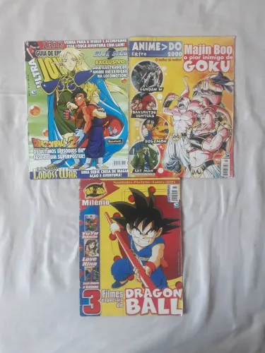 Lote de revistas Ultra Jovem, Anime Do 2000 Extra e Comix Milênio