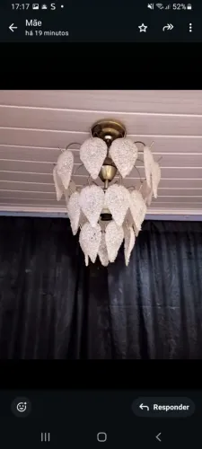 Par de lustre pra sala 100,00 os dois