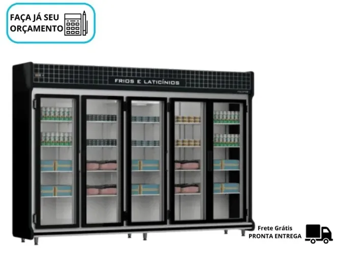 Refrigerador Freezer 5 Portas PoloFrio 220v Novo
