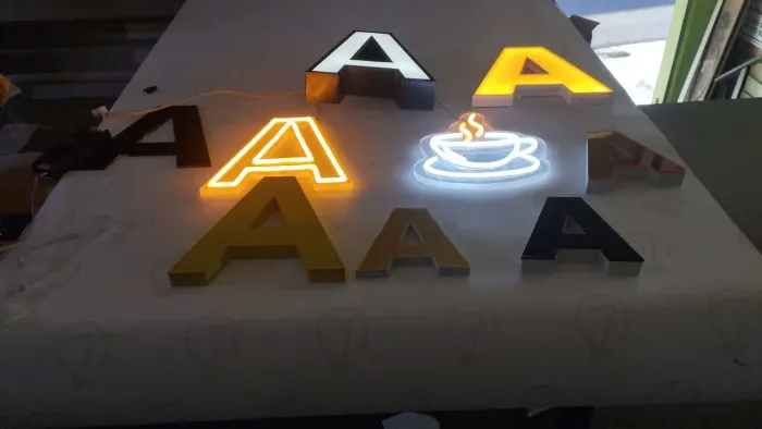 Vendas letras em  acrílico -PVC-ACM e LUMINOSO 