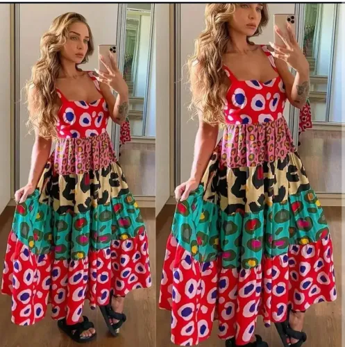 Vestido Longo Floral - farm P
