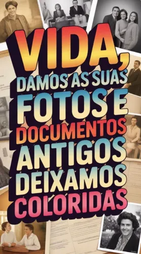 Restauração de sua Fotos e Documentos 