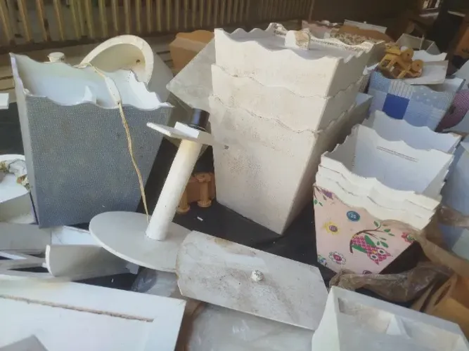 Peças para artesanato