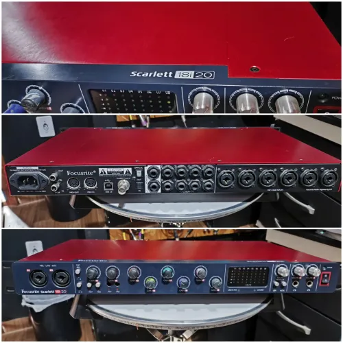 Interface de Áudio - Focusrite 18i20