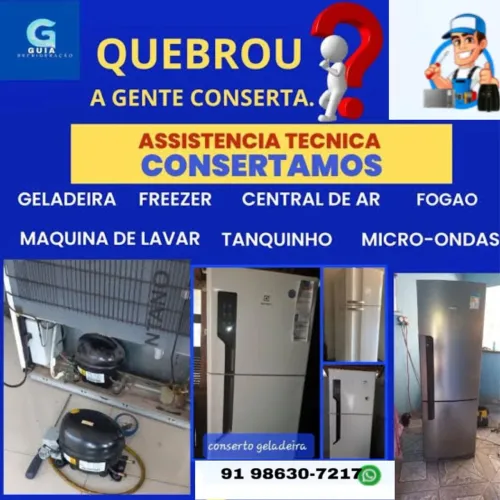 Conserto de geladeira/ refrigeradores em geral a domicílio