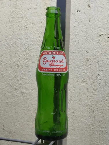 Garrafa antiga Antárctica Guaraná 290 ml